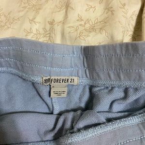 light blue comfy shorts